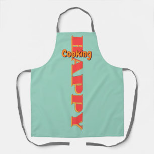 Happy Cooking Aqua        Apron