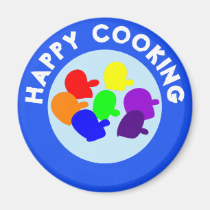 HAPPY COOKING MAGNET