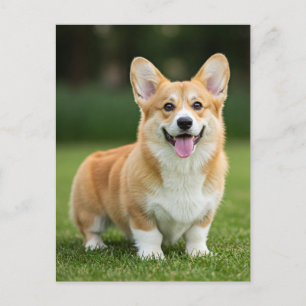 Happy Corgi Smiles Postcard