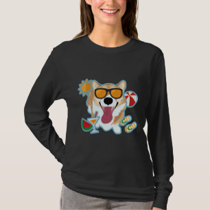 Happy Corgi Summer T-Shirt