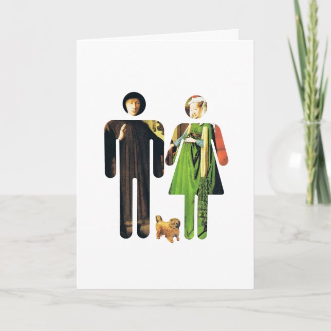 Happy Couple Greeting Card (Front)