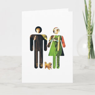 Happy Couple Greeting Card