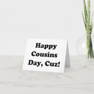 Happy  Cousins Day Card