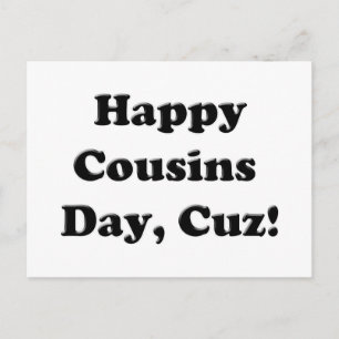 Happy  Cousins Day Postcard