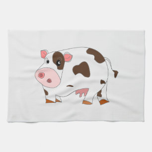 Happy Cow Kitchen Towel - Customisable