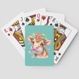 Happy Cow Playing Cards