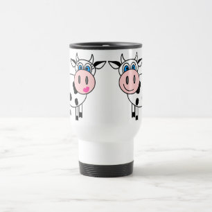 Happy Cows In Love Travel Mug