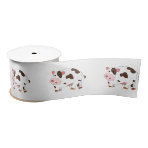 Happy Cows Satin Ribbon Cartoon