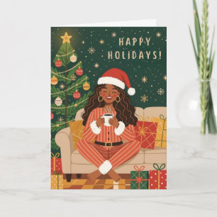 Happy Cozy Holidays Holiday Card
