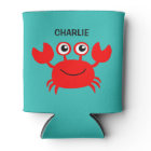 Happy Crab custom can cooler