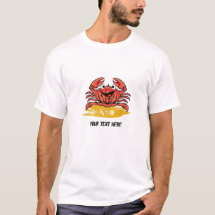 HAPPY CRAB,  (EDITABLE ) T-Shirt
