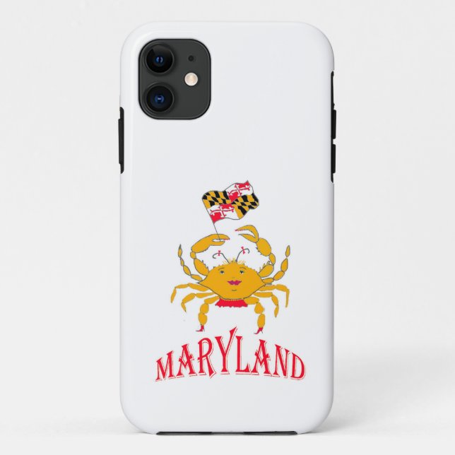 Happy crab  USB charging station Case-Mate iPhone Case (Back)