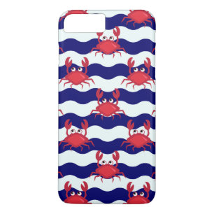 Happy Crabs Pattern iPhone 8 Plus/7 Plus Case