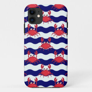 Happy Crabs Pattern iPhone 11 Case