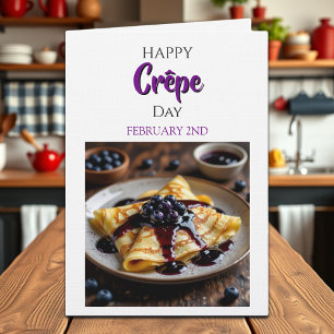 Happy Crêpe Day February 2nd Card