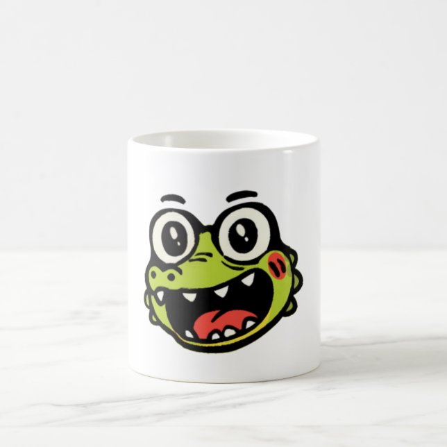 happy Crocodile  Coffee Mug (Center)