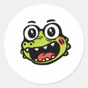 happy Crocodile Sticker