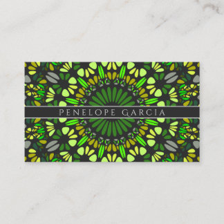 Happy Crop Garden Mandala Business Card