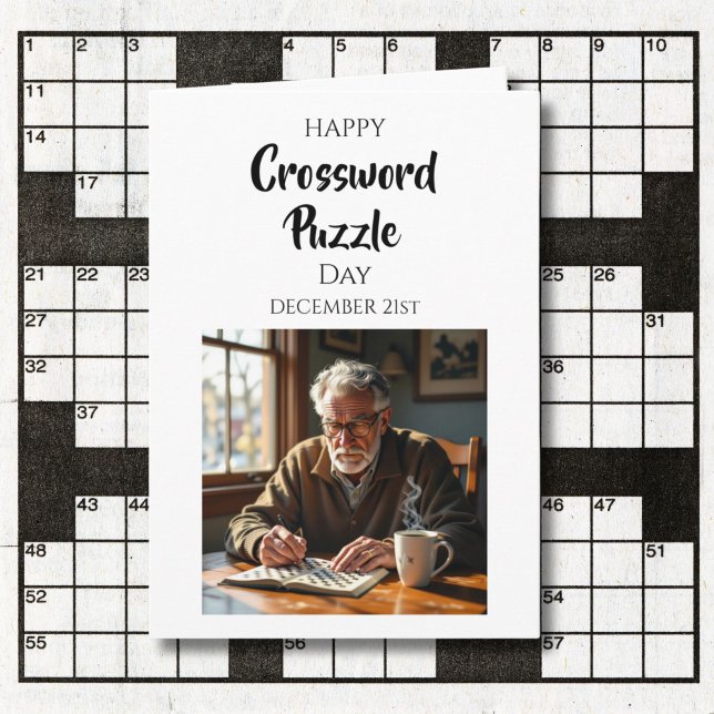 Happy Crossword Puzzle Day | December 21st Card (Creator Uploaded)