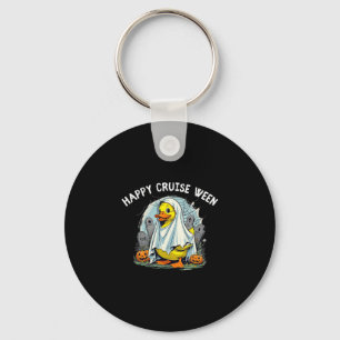Happy Cruise Ween Quack Or Treat Cruise Ducks Fun  Key Ring
