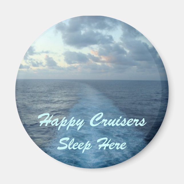 Happy Cruisers Door Marker Magnet (Front)
