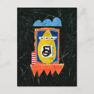 Happy Cry Postcard - Abstract Art