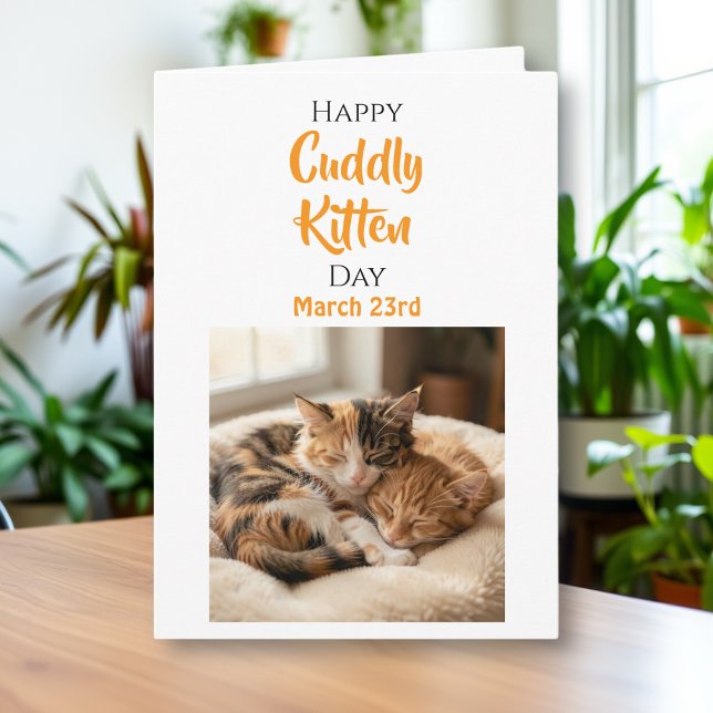 Happy Cuddle Kitten Day - March 23rd Card (Creator Uploaded)