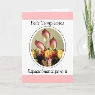 Happy Cumpleaños especially for you Card
