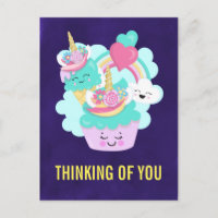 Happy Cupcake and Ice Cream Thinking of You