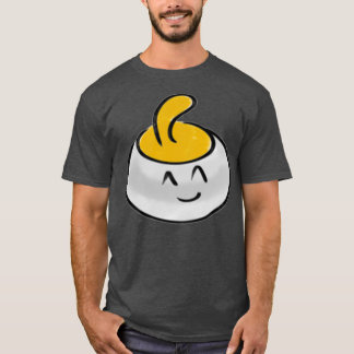 Happy Curling Rock Dark Gray T-Shirt