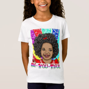 Happy Curls   Digital Art   Be-You-Tiful T-Shirt