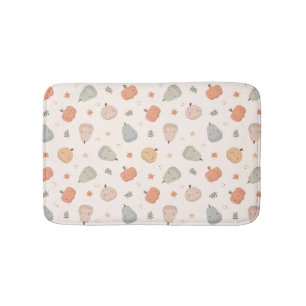 Happy Cute Pumpkin Pattern - Bath Mat