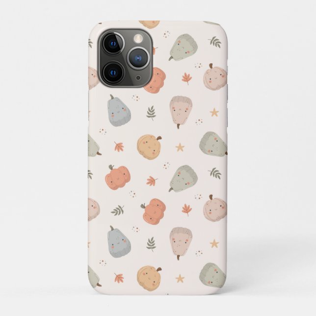 Happy Cute Pumpkin Pattern -   Case-Mate iPhone Case (Back)