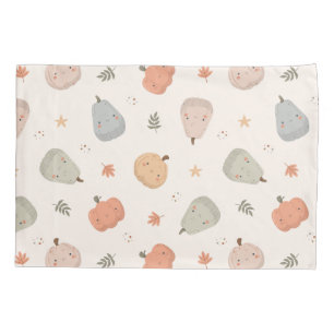 Happy Cute Pumpkin Pattern - Pillow Case
