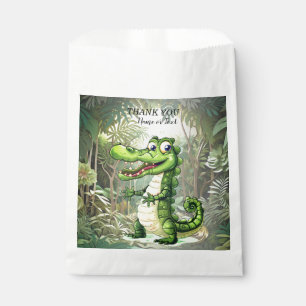 Happy Cute Wild Crocodile Jungle Trees Beautiful Favour Bags