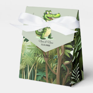 Happy Cute Wild Crocodile Jungle Trees Beautiful Favour Box