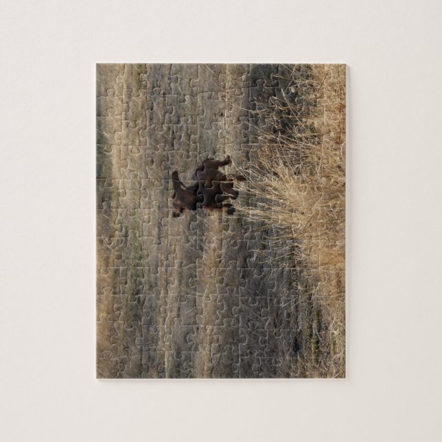 Happy Dachshund Jigsaw Puzzle (Vertical)