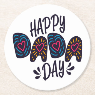 Happy Dada Day Happy Father's Day Coaster