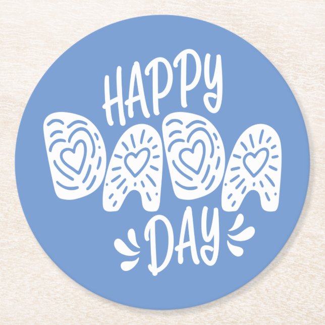 Happy Dada Day Happy Father's Day | Coaster (Front)
