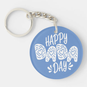 Happy Dada Day Happy Father's Day   Keychain