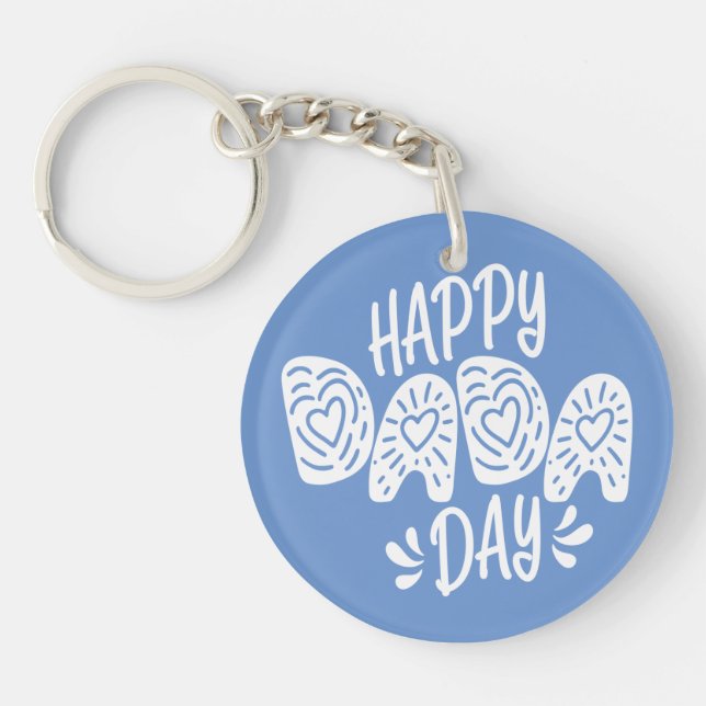 Happy Dada Day Happy Father's Day | Keychain (Front)