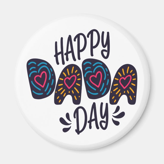 Happy Dada Day Happy Father's Day | Magnet (Front)