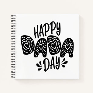 Happy Dada Day Happy Father's Day   Notebook