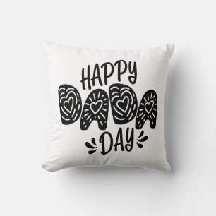Happy Dada Day Happy Father's Day   Throw Pillow