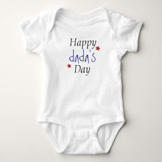 Happy  dada's  Day Baby Bodysuit