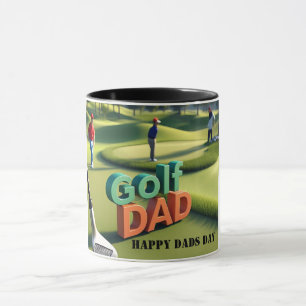 Happy Dads' Day "Golf Dad" Custom Mug