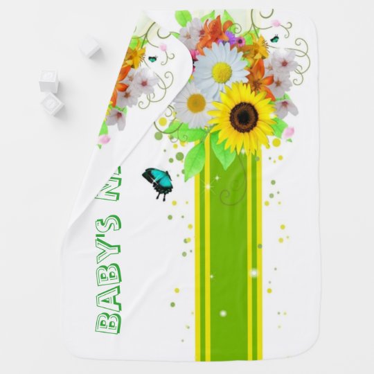 Happy Daisies Baby Blanket