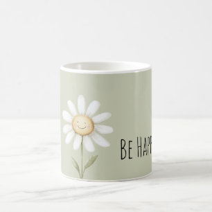 Happy Daisy Flower  Coffee Mug