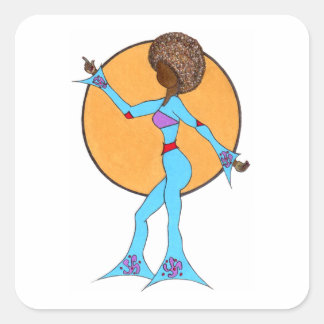 HAPPY DANCE decorate (20 count) Square Sticker