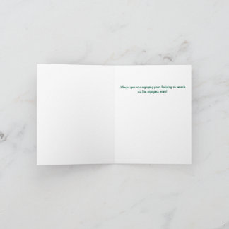 Happy Dance for Christmas! Holiday Card